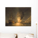Vintage Print Featuring Explosion Wall Decal