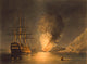 Vintage Print Featuring Explosion Wall Decal