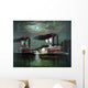 Vintage Print Featuring Race Wall Decal