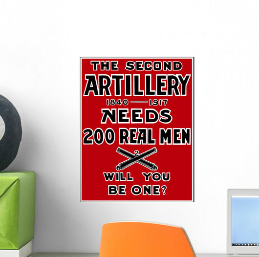 Vintage World War I Wall Decal Design 1
