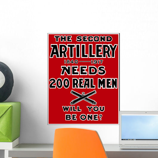 Vintage World War I Wall Decal Design 1