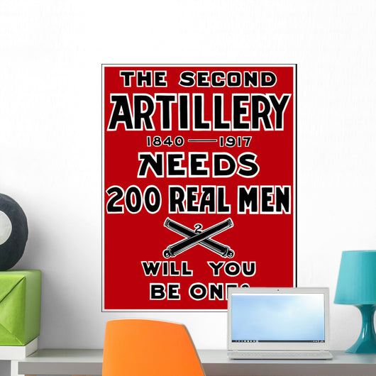 Vintage World War I Wall Decal Design 1