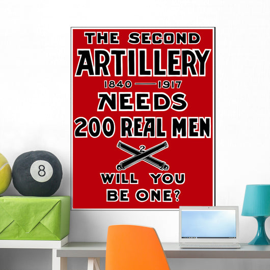 Vintage World War I Wall Decal Design 1