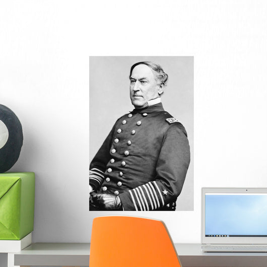 Vintage Civil War Portrait Wall Decal