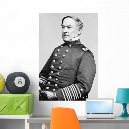 Vintage Civil War Portrait Wall Decal