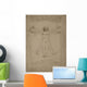 Leonardo Da Vinci's Vitruvian Wall Decal