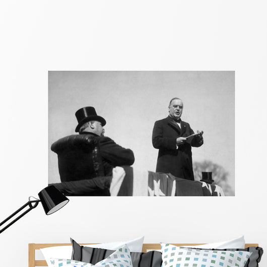 Vintage Photo President William Wall Decal