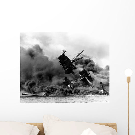 Uss Arizona Burning after Wall Decal