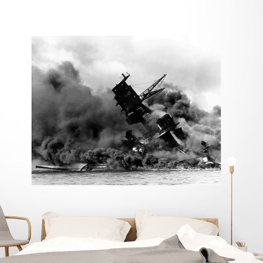 Uss Arizona Burning after Wall Decal
