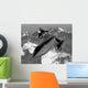 Sr-71b Blackbird Flying across Wall Decal