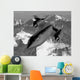 Sr-71b Blackbird Flying across Wall Decal