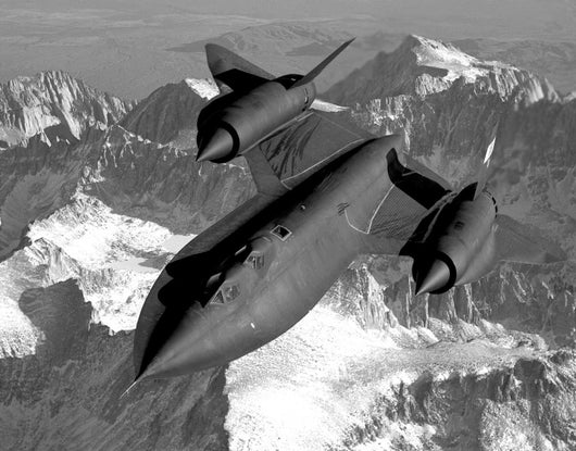 Sr-71b Blackbird Flying across Wall Decal