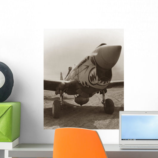 Vintage World War II Fighter Plane Wall Decal