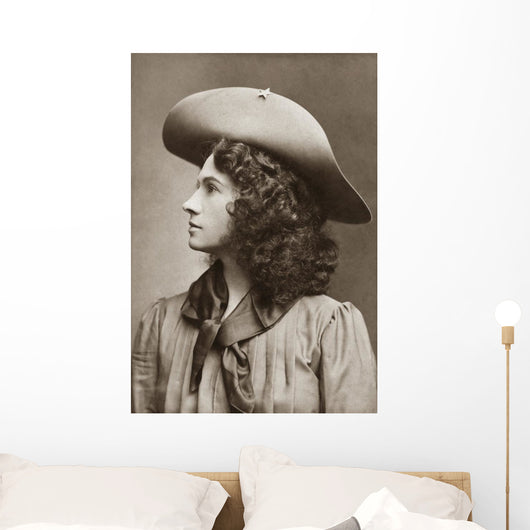 Portrait American Sharpshooter Annie Wall Decal