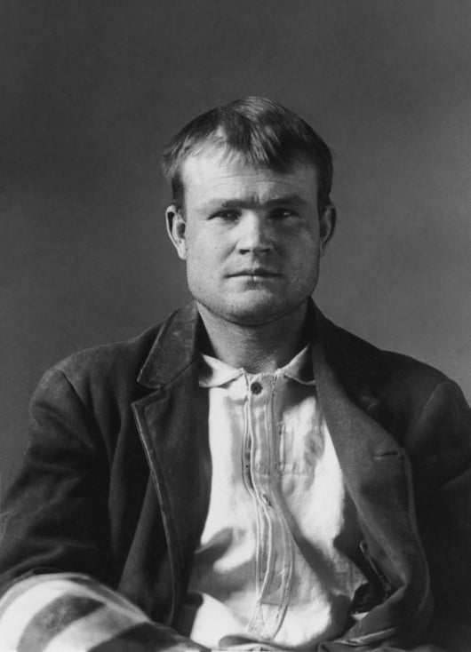 Butch Cassidy Mugshot Taken Wall Decal