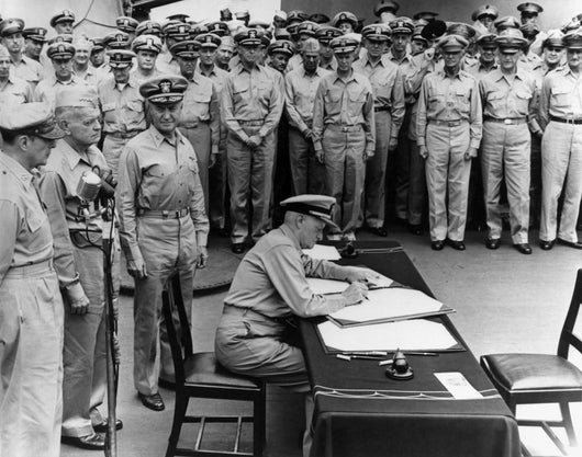 Admiral Chester Nimitz Signing Wall Decal