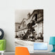 Locomotive Derailment Montparnasse Station Wall Decal