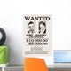 John Dillinger Wanted Poster Wall Decal