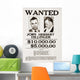 John Dillinger Wanted Poster Wall Decal