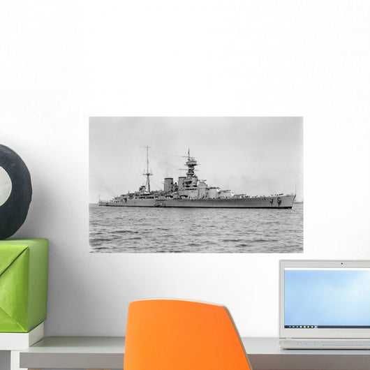 Hms Hood Last Battlecruiser Wall Decal