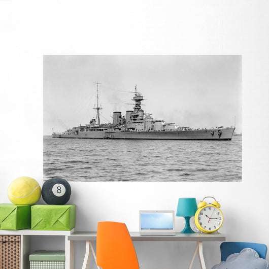 Hms Hood Last Battlecruiser Wall Decal