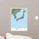 Geography Map Japan Wall Decal