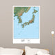 Geography Map Japan Wall Decal