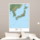 Geography Map Japan Wall Decal