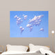 Clouds Forming Shape Earth's Wall Decal