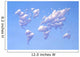 Clouds Forming Shape Earth's Wall Decal