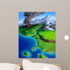 Montage Earth's Features Including Wall Decal Design 1
