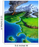 Montage Earth's Features Including Wall Decal Design 1