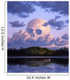 Cloud Formation Depicting Skull Wall Decal Design 2