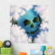 Cloud Formation Depicting Skull Wall Decal Design 1