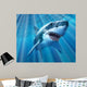 Great White Shark with Wall Decal