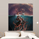 Fantastical Depiction Legendary Kraken Wall Decal