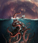 Fantastical Depiction Legendary Kraken Wall Decal