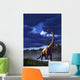Startled Brachiosaurus Splashes through Wall Decal