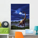 Startled Brachiosaurus Splashes through Wall Decal