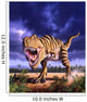 Tyrannosaurus Rex Attacks Lit Wall Decal