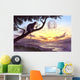 Notharctus Sits Tree Branch Wall Decal