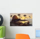 Sailed-back Dimetrodon Sunbathes Primordial Wall Decal