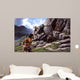 Neanderthals Hunt Cave Bear Wall Decal