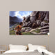 Neanderthals Hunt Cave Bear Wall Decal