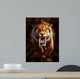 Full Saber-toothed Tiger Wall Decal