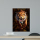 Full Saber-toothed Tiger Wall Decal