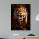 Full Saber-toothed Tiger Wall Decal