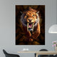 Full Saber-toothed Tiger Wall Decal