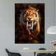 Full Saber-toothed Tiger Wall Decal