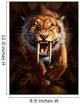 Full Saber-toothed Tiger Wall Decal